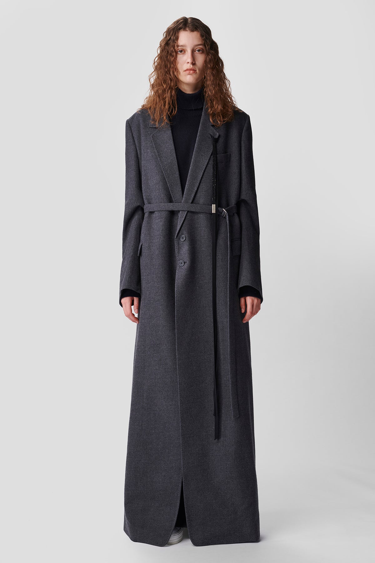Karin Long High Comfort Coat Brushed Wool