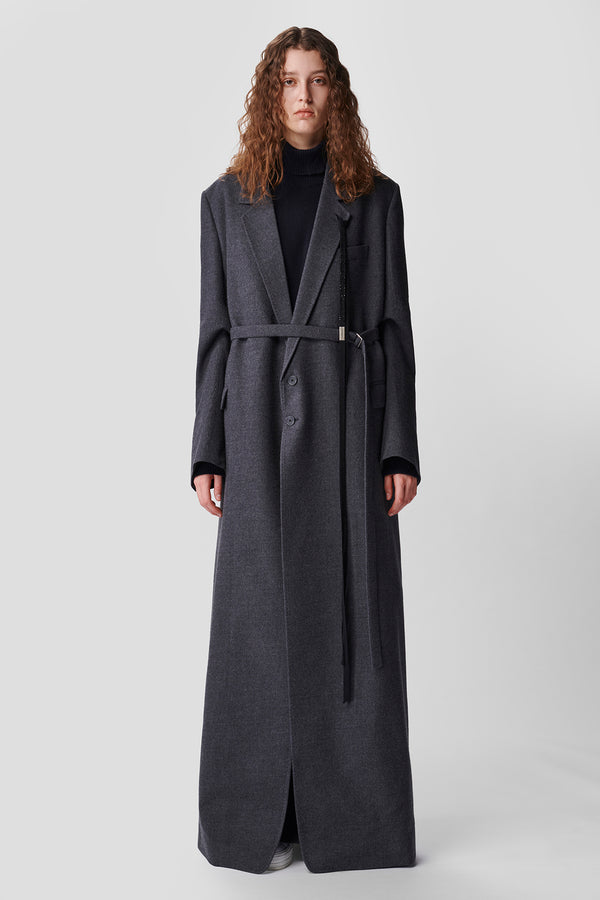 Karin Long High Comfort Coat Brushed Wool
