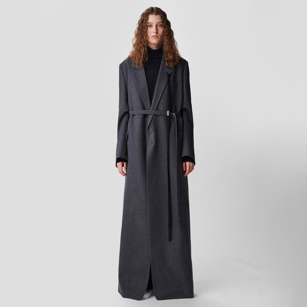 Karin Long High Comfort Coat Brushed Wool